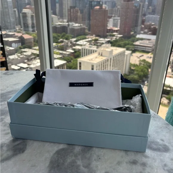 Margaux Black Mesh Ballet Flats - Picture 4 of 4